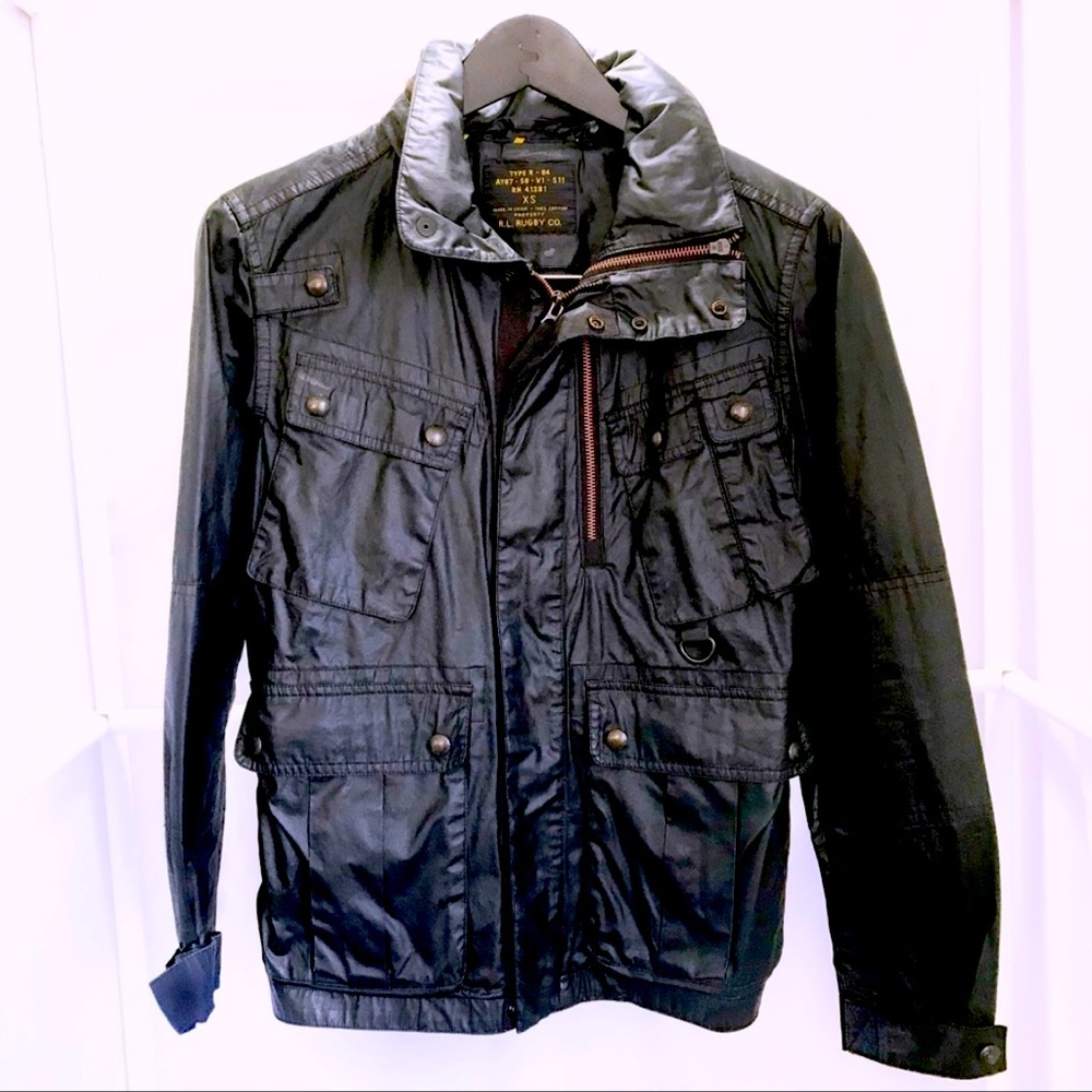 *RARE* 2004 R.L. Rugby Coated Utility Jacket Sz XS